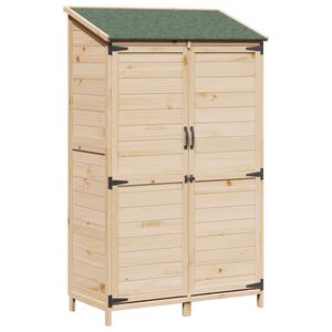 vidaXL Garten Shed Natur 106,5 x 56 x 176 cm Holzwerkstoff