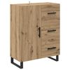 vidaXL Highboard mit Schubladen 2 pcs Artisan-Eiche 69,5 x 34 x 180 cm