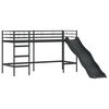vidaXL Kinderloftbett Schwarz 100 x 190 cm Metall