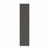 vidaXL Plissee Schwarz 45x200 cm Stoffbreite 44,4 cm Polyester