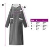 vidaXL Decken-Hoodie Dunkelgrau L Fleece und Flanell