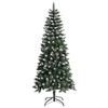 vidaXL K&uuml;nstlicher Weihnachtsbaum mit 150 LEDs mit St&auml;nder Gr&uuml;n 150 cm