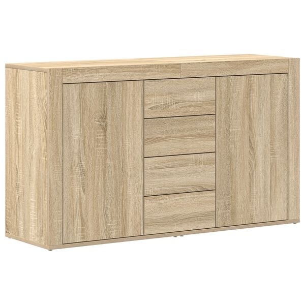vidaXL Sideboard Sonoma-Eiche 120 x 36 x 69 cm Holzwerkstoff