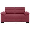 vidaXL 2-Sitzer-Sofa Weinrot 160x81x84 cm Stoff