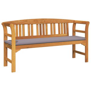 vidaXL Rosenbank 157 x 46 x 82,5 cm Massivholz Akazie Cremewei&szlig;