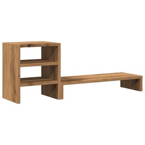 vidaXL Monitorst&auml;nder mit Schreibtisch-Organizer Artisan-Eiche