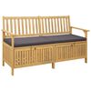 vidaXL Garten-Aufbewahrungsbank 2 -Seater 148 x 63 x 84 cm
