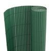 vidaXL Gartenzaun Doppelseitig Gr&uuml;n 1,8x5 m PVC