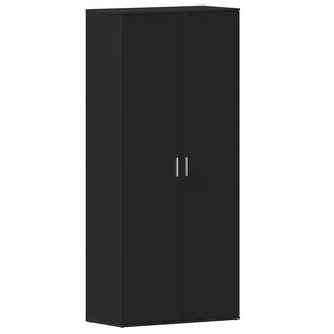 vidaXL Schuhschrank 80 x 39 x 178 cm Holzwerkstoff Schwarz