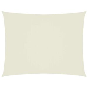 vidaXL Sonnensegel Oxford-Gewebe Rechteckig 5x6 m Creme
