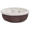 vidaXL Hundebett 59x59x24 cm Braun