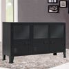 vidaXL Sideboard Metall Industrie-Stil 120&times;35&times;70 cm Schwarz