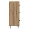 vidaXL Sideboard Artisan-Eiche 34 x 34,5 x 90 cm Holzwerkstoff