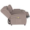 vidaXL 4-Sitzer Massagesessel mit Getränkehalter Taupe