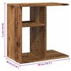 vidaXL Beistelltisch Altholz-Optik 50x30x50 cm Holzwerkstoff