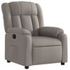 vidaXL Relaxsessel Taupe Stoff