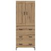 vidaXL Highboard mit Schubladen 2 pcs Artisan-Eiche Holzwerkstoff