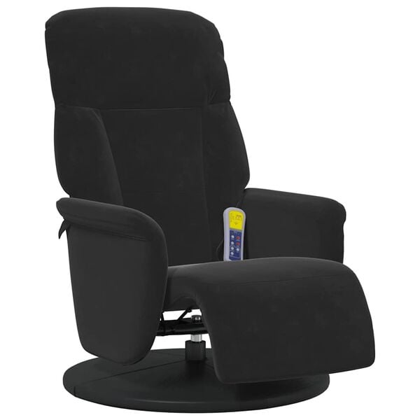vidaXL Massage Relaxsessel Schwarz 91 x 71 x 105 cm Samt