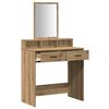 vidaXL Schminktisch Artisan-Eiche 79 x 41 x 140 cm Holzwerkstoff