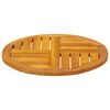 vidaXL Tischplatte &Oslash;50x2 cm Rund Massivholz Akazie