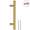 vidaXL M&ouml;belgriffe 10 Stk. Golden 96 mm Edelstahl