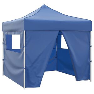 vidaXL Party-Zelt 291 x 291 x 315 cm Blau Oxford-Stoff