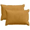 vidaXL Kissenbezug 2 stk. HOUTEN Gelb 30 x 50 cm Cord