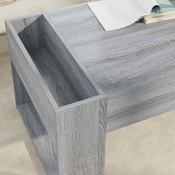 vidaXL Couchtisch Graues Sonoma 110 x 50 x 41 cm Holzwerkstoff