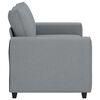 vidaXL 2-Sitzer-Sofa Hellgrau 160x77x82 cm Stoff