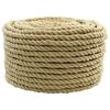 vidaXL Bootsseil 12 mm 100 m Natur