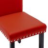 vidaXL Esszimmerst&uuml;hle 2 Stk. Weinrot PVC