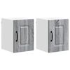 vidaXL Geschirrsp&uuml;lerfront Kalmar 2 pcs Graues Sonoma 30 x 31 x 40 cm