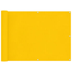 vidaXL Balkonsichtschutz Gelb 75 x 200 cm