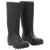 vidaXL Gummistiefel Schwarz Gr&ouml;&szlig;e 40 PVC