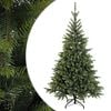 vidaXL K&uuml;nstlicher klappbarer Weihnachtsbaum 120 cm PVC und Metall