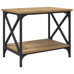 vidaXL Beistelltisch Artisan-Eiche 55 x 38 x 45 cm Holzwerkstoff