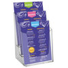 Europel Prospekthalter 3xA4 Transparent Acryl