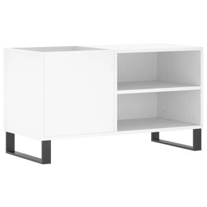 vidaXL Plattenschrank Wei&szlig; 85x38x48 cm Holzwerkstoff