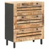 vidaXL Stauraumschr&auml;nke 60 x 33 x 75 cm Massivholz Mango Natur