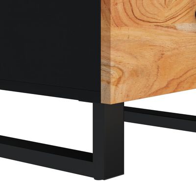 vidaXL Sideboard mit 3 Schubladen 40x33,5x75 cm Massivholz Akazie