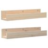 vidaXL Wandregale 2 Stk. 50x12x9 cm Massivholz Kiefer