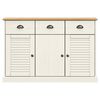 vidaXL Sideboard mit Schubladen VIGO 113x40x75 cm Massivholz Kiefer