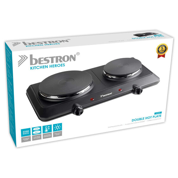 Bestron Doppelkochplatte AHP250D 2250 W