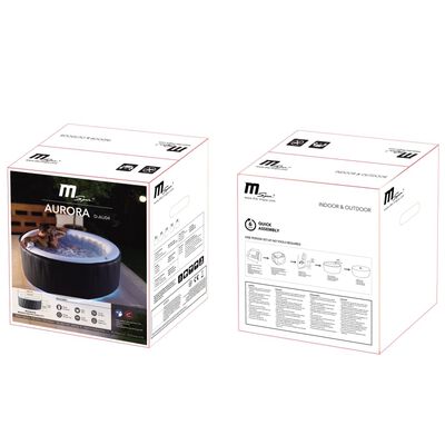 MSpa Whirlpool Aurora Aufblasbar Ø 180 cm D-AU04 | vidaXL.de 