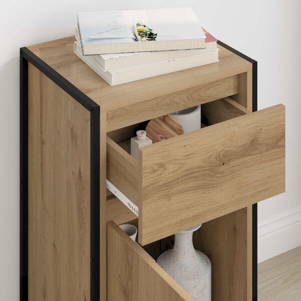 vidaXL Sideboard Kunsthandwerk Eiche 81 x 36 x 150.5 cm Holzwerkstoff