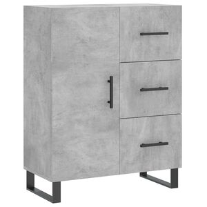 vidaXL Sideboard Betongrau 69,5x34x90 cm Holzwerkstoff