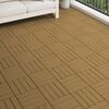 vidaXL Terrassenfliese 3D-Design 11 pcs Teak 30 x 30 cm WPC