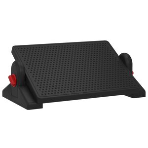 vidaXL Fu&szlig;st&uuml;tze Schwarz 50x30,5x17 cm