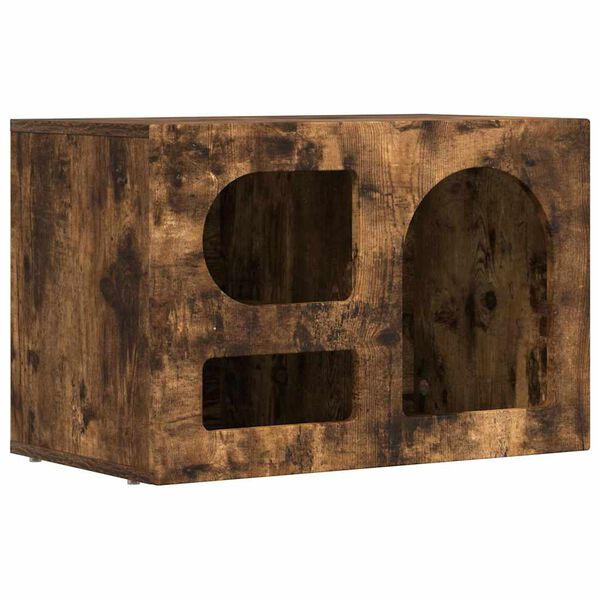 vidaXL TV-Schr&auml;nk Ger&auml;ucherte Eiche 60 x 35 x 40 cm Holzwerkstoff