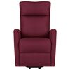 vidaXL Massagesessel mit Aufstehhilfe Lila Stoff